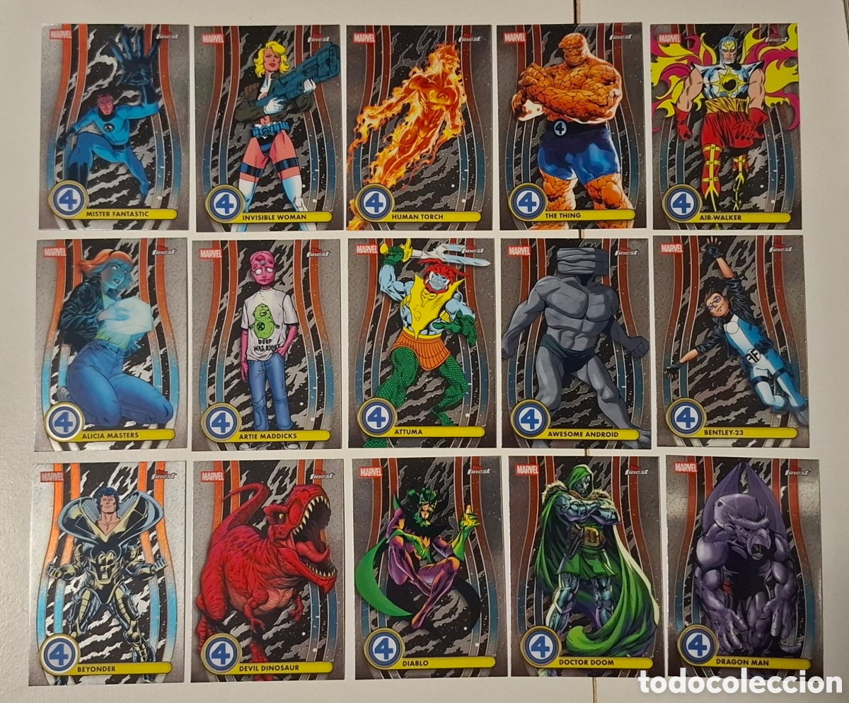 Trading Cards: Fantastic Four finest lote 70 cards Topps 2026