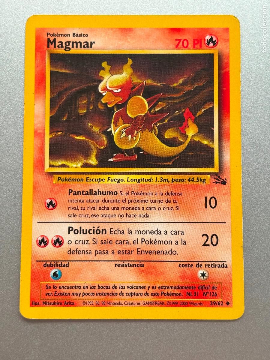 Trading Cards: POKEMON TCG - MAGMAR ( FOSSIL # 39 )