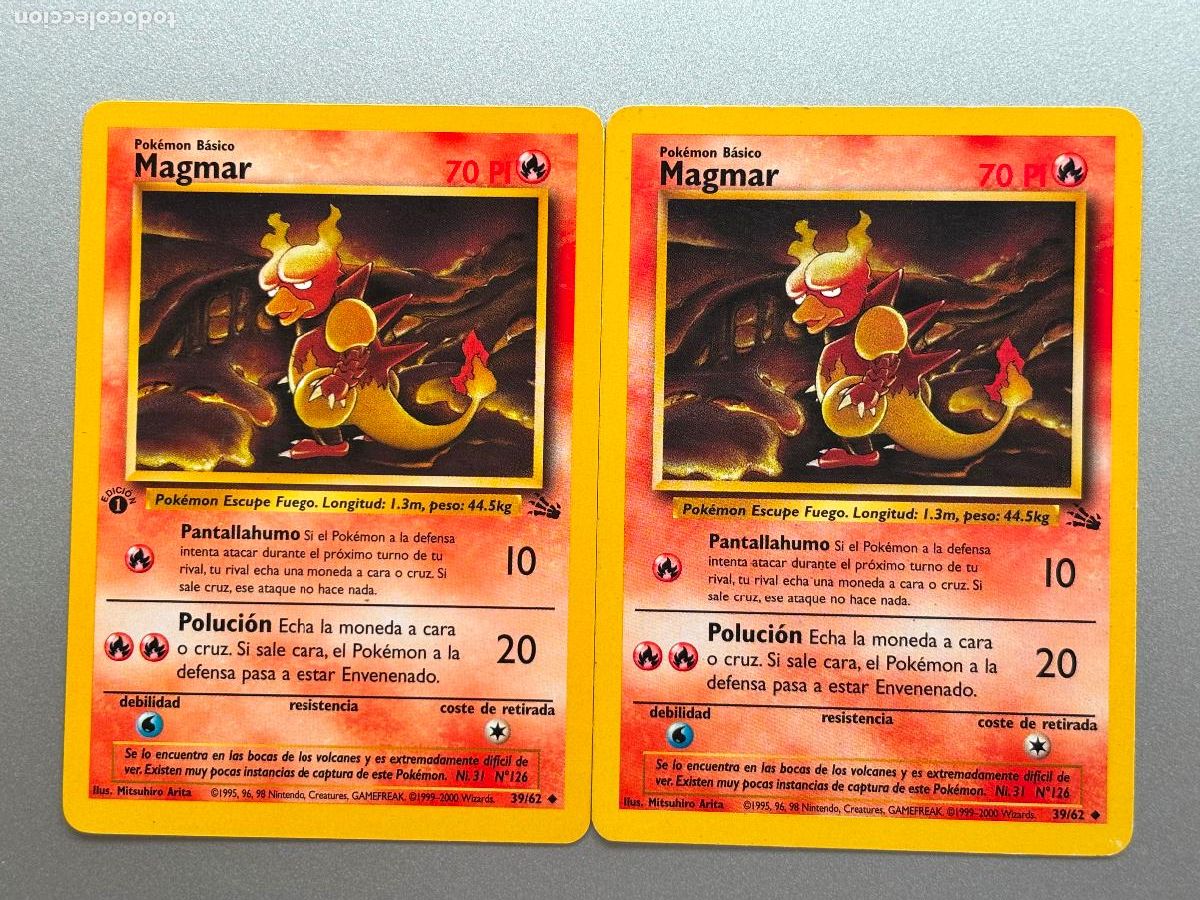 Trading Cards: POKEMON TCG - MAGMAR x 2 ( FOSSIL # 39 )