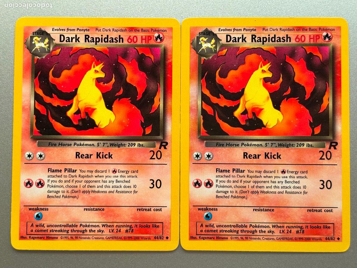 Trading Cards: POKEMON TCG - DARK RAPIDASH x 2 ( TEAM ROCKET # 44 )