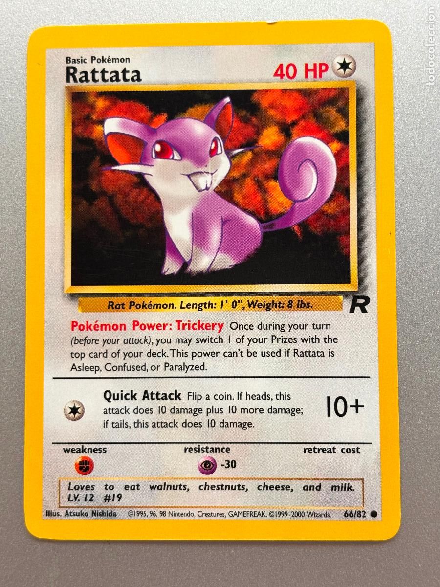 Trading Cards: POKEMON TCG - RATTATA ( TEAM ROCKET # 66 )