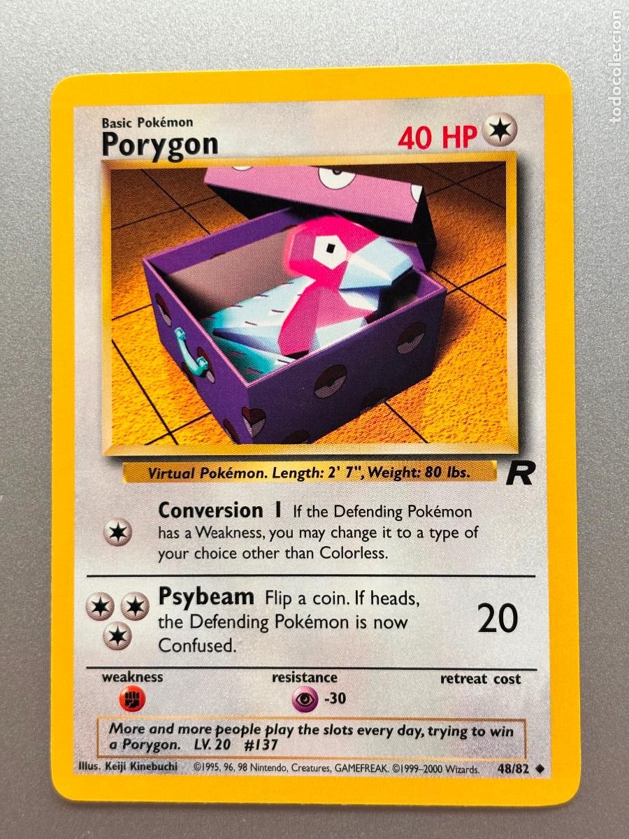 Trading Cards: POKEMON TCG - PORYGON ( TEAM ROCKET # 48 )