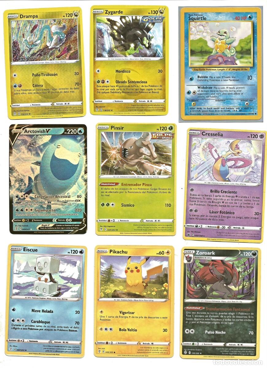 Trading Cards: POK&Eacute;MON - LOTE DE 9 CARTAS - ESPA&Ntilde;OL - PIKACHU...
