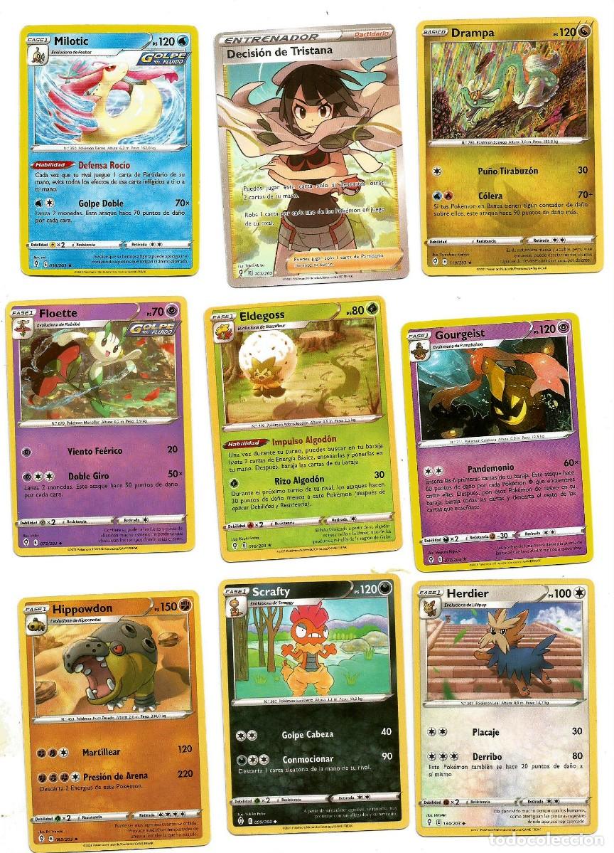 Trading Cards: POK&Eacute;MON - LOTE DE 9 CARTAS - ESPA&Ntilde;OL