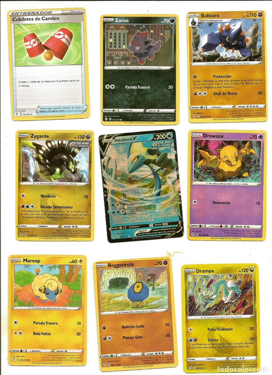 Trading Cards: POK&Eacute;MON - LOTE DE 9 CARTAS - ESPA&Ntilde;OL