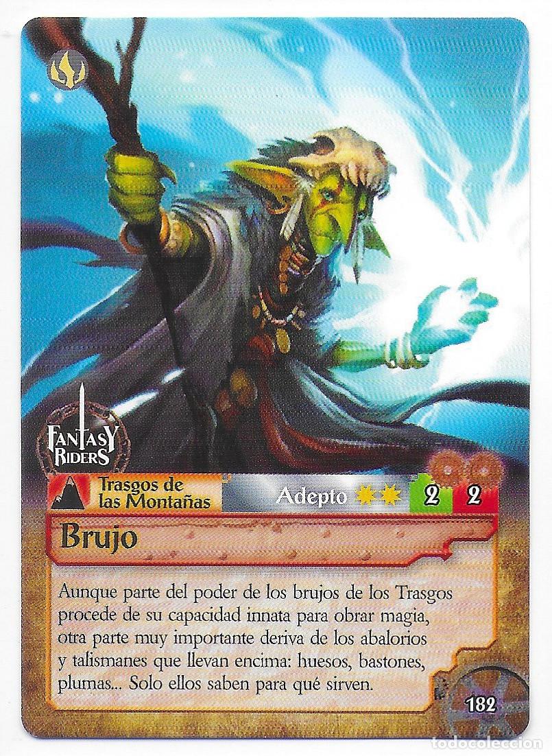 Trading Cards: PANINI - Fantasy Riders 2018 - N&uacute;mero 182 Brujo