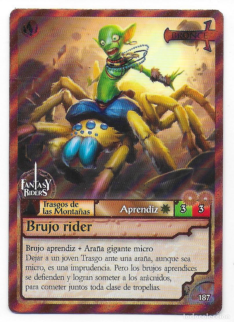 Trading Cards: PANINI - Fantasy Riders 2018 - N&uacute;mero 187 Brujo rider BRONCE