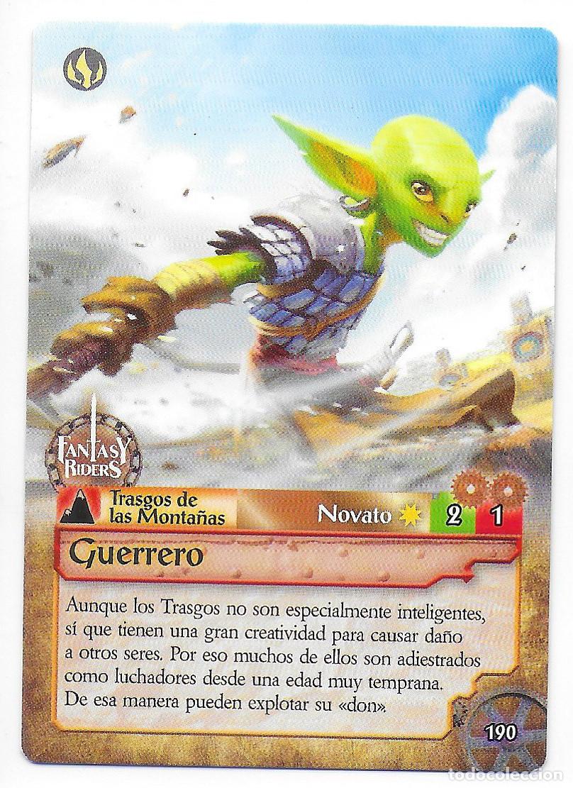 Trading Cards: PANINI - Fantasy Riders 2018 - N&uacute;mero 190 Guerrero