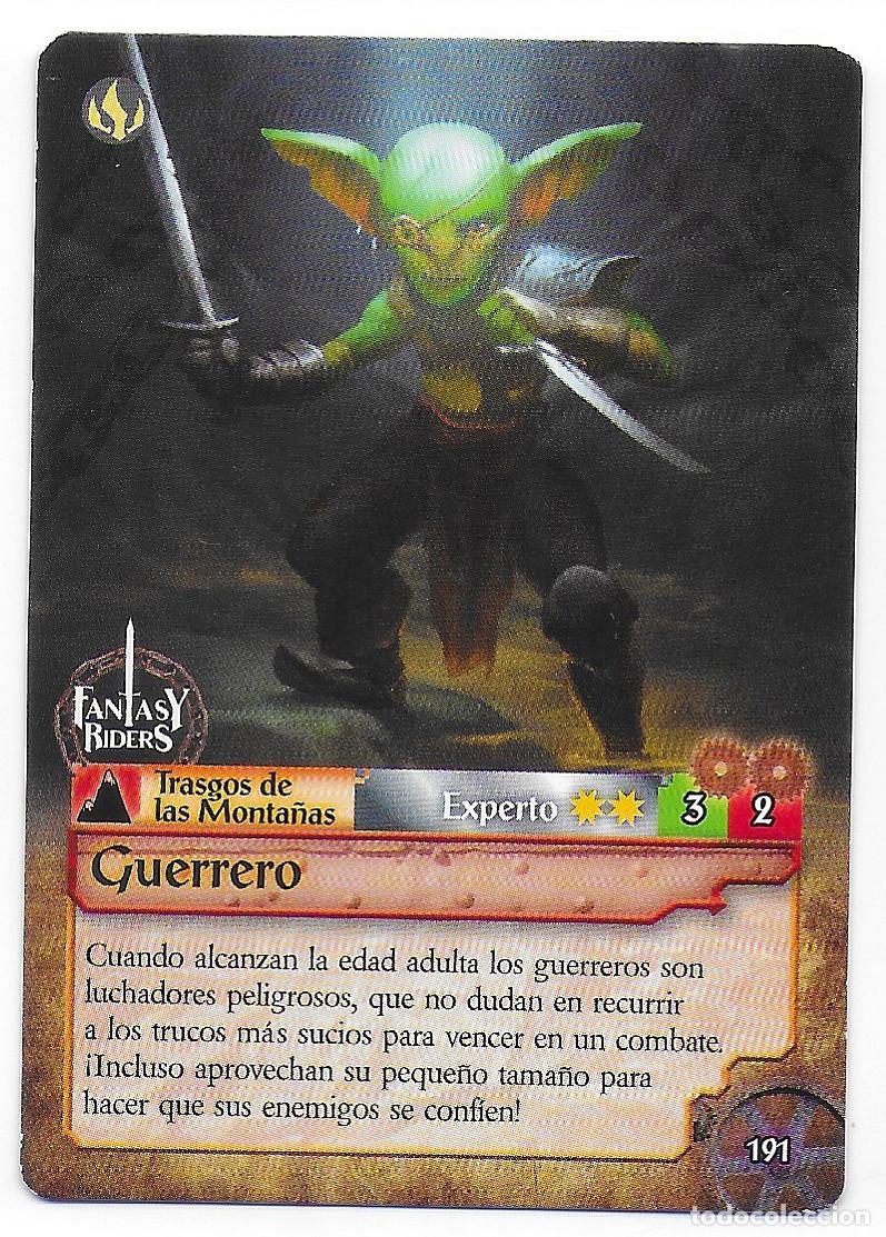 Trading Cards: PANINI - Fantasy Riders 2018 - N&uacute;mero 191 Guerrero