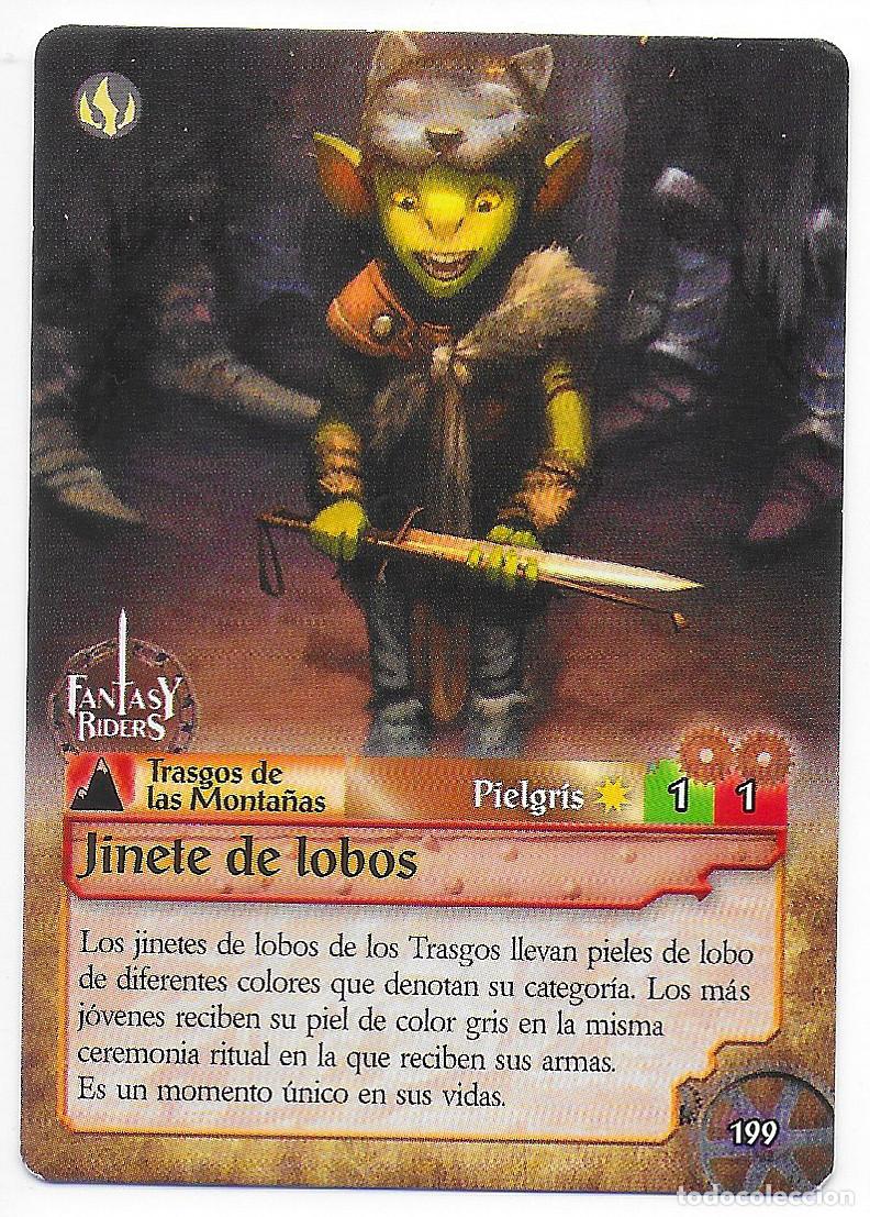 Trading Cards: PANINI - Fantasy Riders 2018 - N&uacute;mero 199 Jinete de lobos