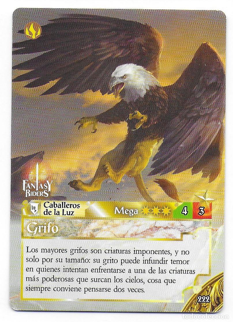 Trading Cards: PANINI - Fantasy Riders 2018 - N&uacute;mero 222 Grifo