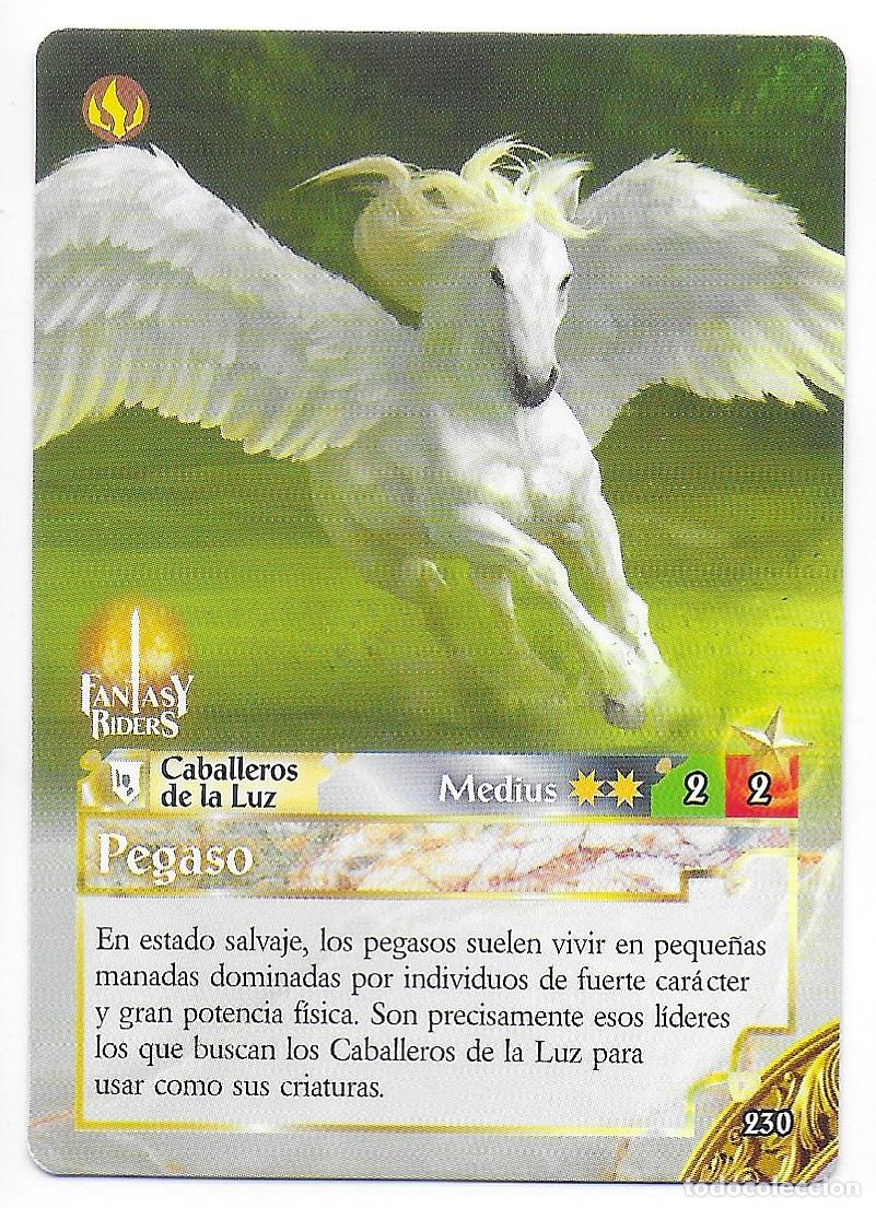 Trading Cards: PANINI - Fantasy Riders 2018 - N&uacute;mero 230 Pegaso