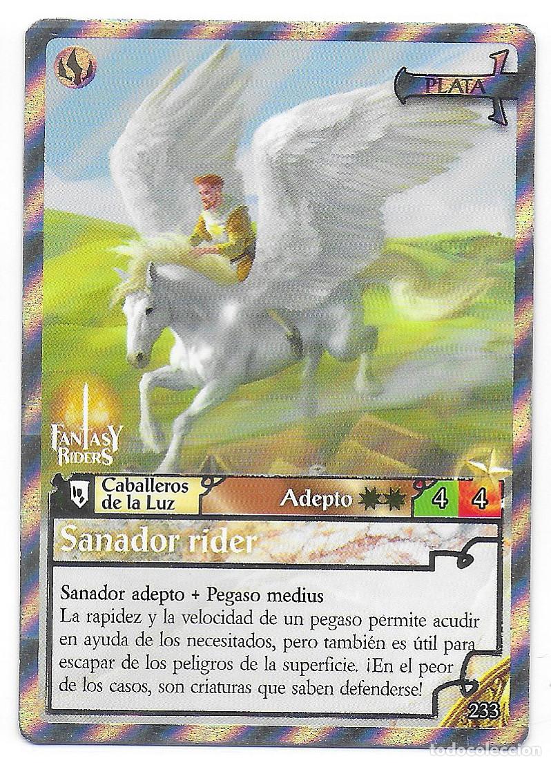 Trading Cards: PANINI - Fantasy Riders 2018 - N&uacute;mero 233 Sanador rider PLATA