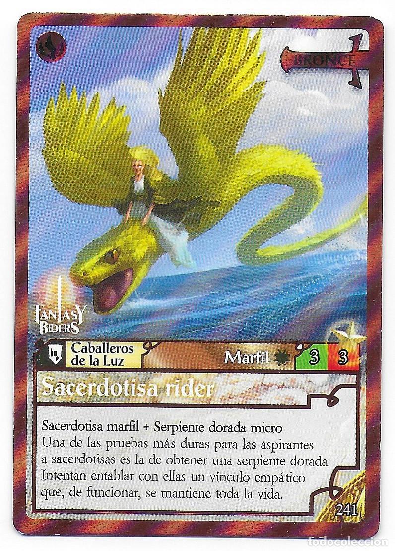 Trading Cards: PANINI - Fantasy Riders 2018 - N&uacute;mero 241 Sacerdotisa rider BRONCE