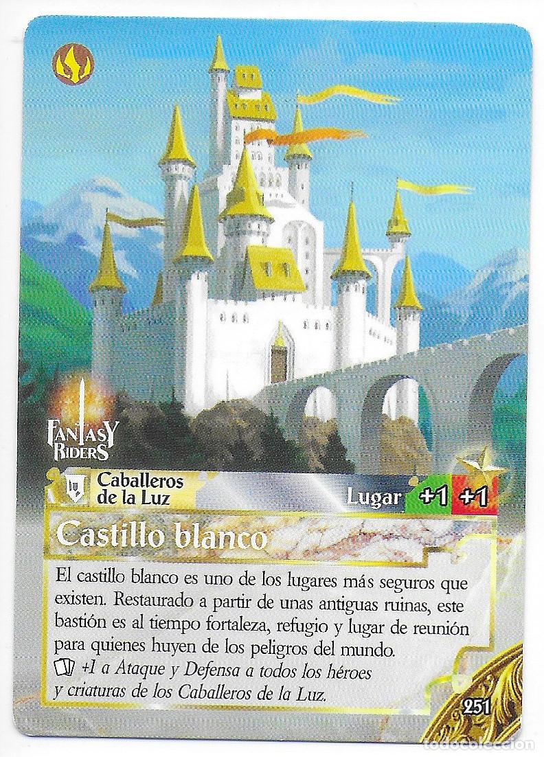 Trading Cards: PANINI - Fantasy Riders 2018 - N&uacute;mero 251 Castillo blanco