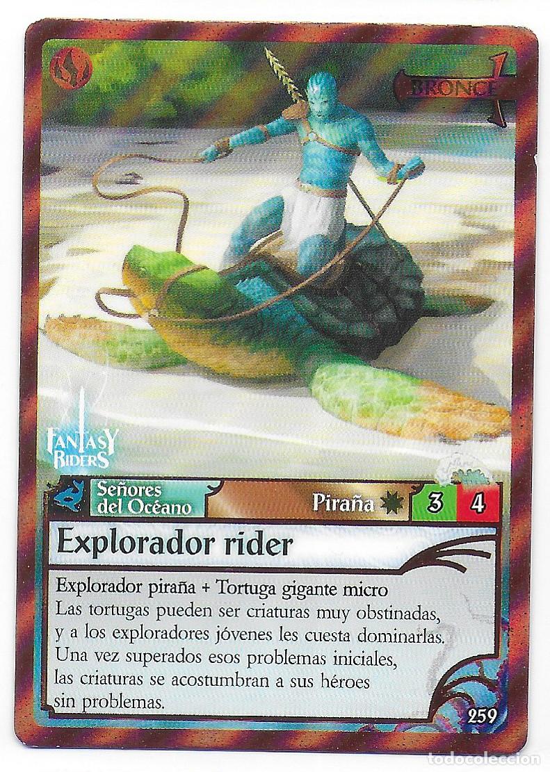 Trading Cards: PANINI - Fantasy Riders 2018 - N&uacute;mero 259 Explorador rider BRONCE