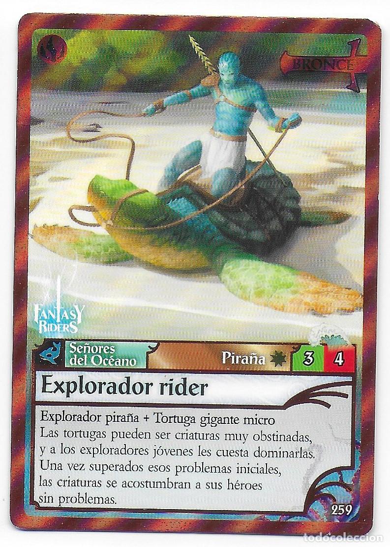 Trading Cards: PANINI - Fantasy Riders 2018 - N&uacute;mero 259 Explorador rider BRONCE
