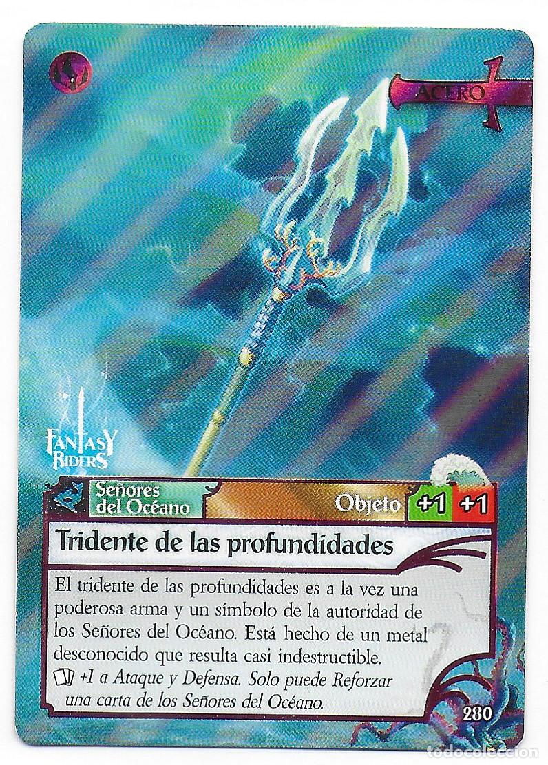 Trading Cards: PANINI - Fantasy Riders 2018 - N&uacute;mero 280 Tridente de las profundidades ACERO