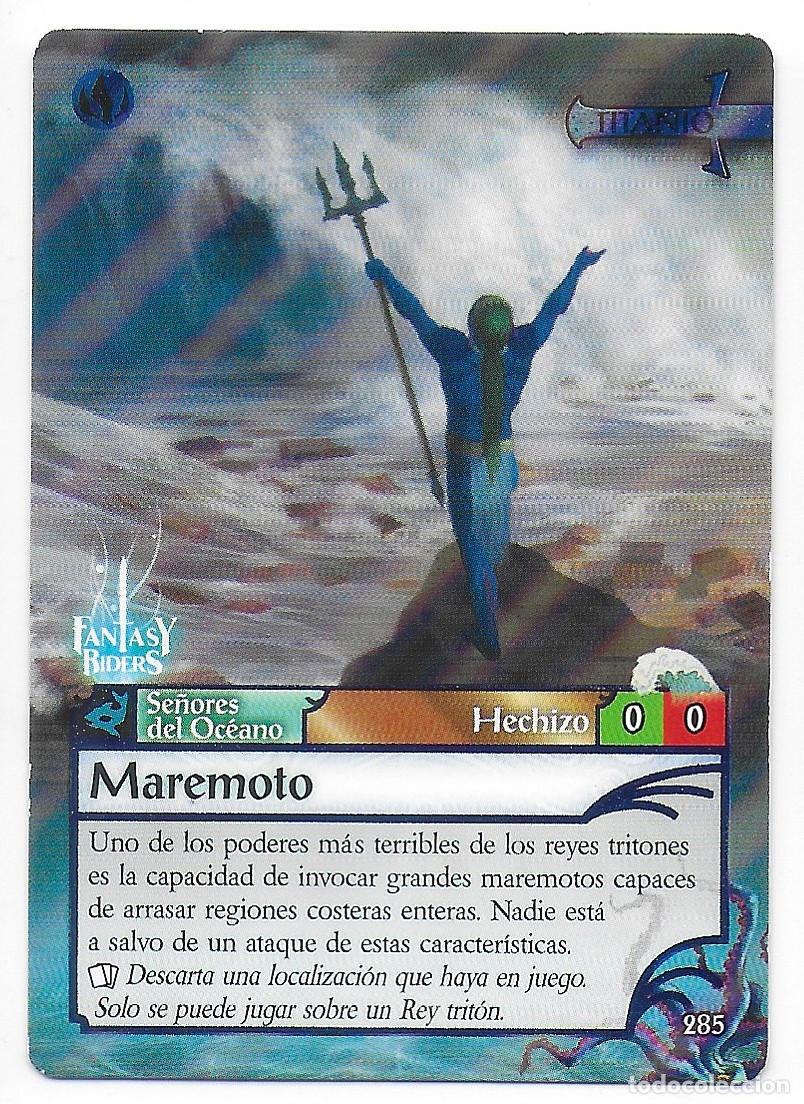 Trading Cards: PANINI - Fantasy Riders 2018 - N&uacute;mero 285 Maremoto TITANIO
