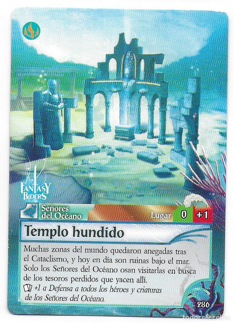 Trading Cards: PANINI - Fantasy Riders 2018 - N&uacute;mero 286 Templo hundido