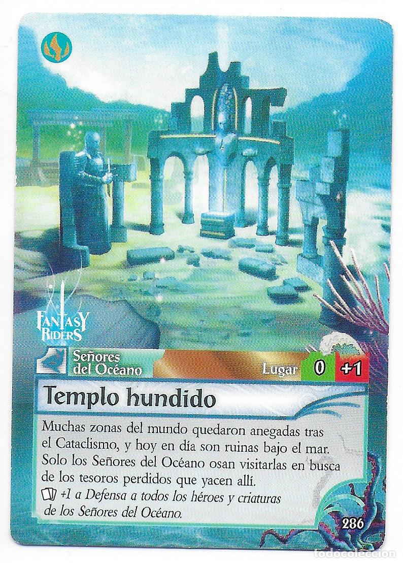 Trading Cards: PANINI - Fantasy Riders 2018 - N&uacute;mero 286 Templo hundido