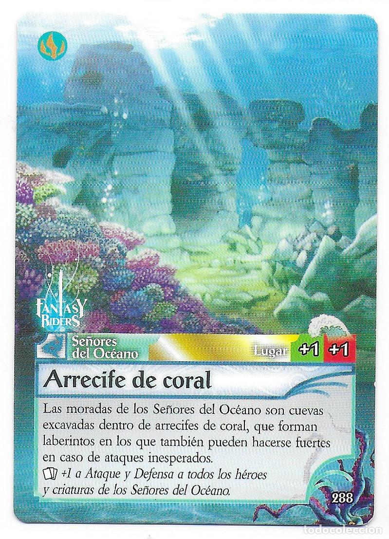 Trading Cards: PANINI - Fantasy Riders 2018 - N&uacute;mero 288 Arrecife de coral