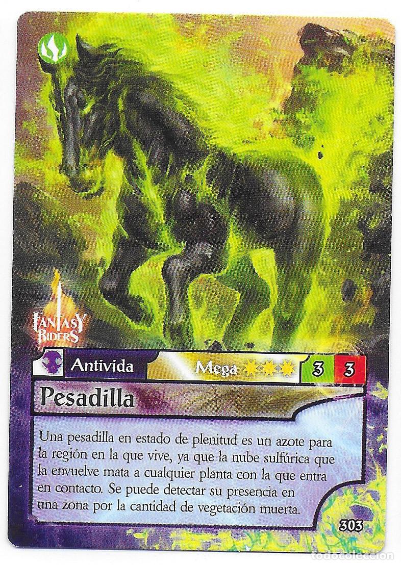 Trading Cards: PANINI - Fantasy Riders 2018 - N&uacute;mero 303 Pesadilla