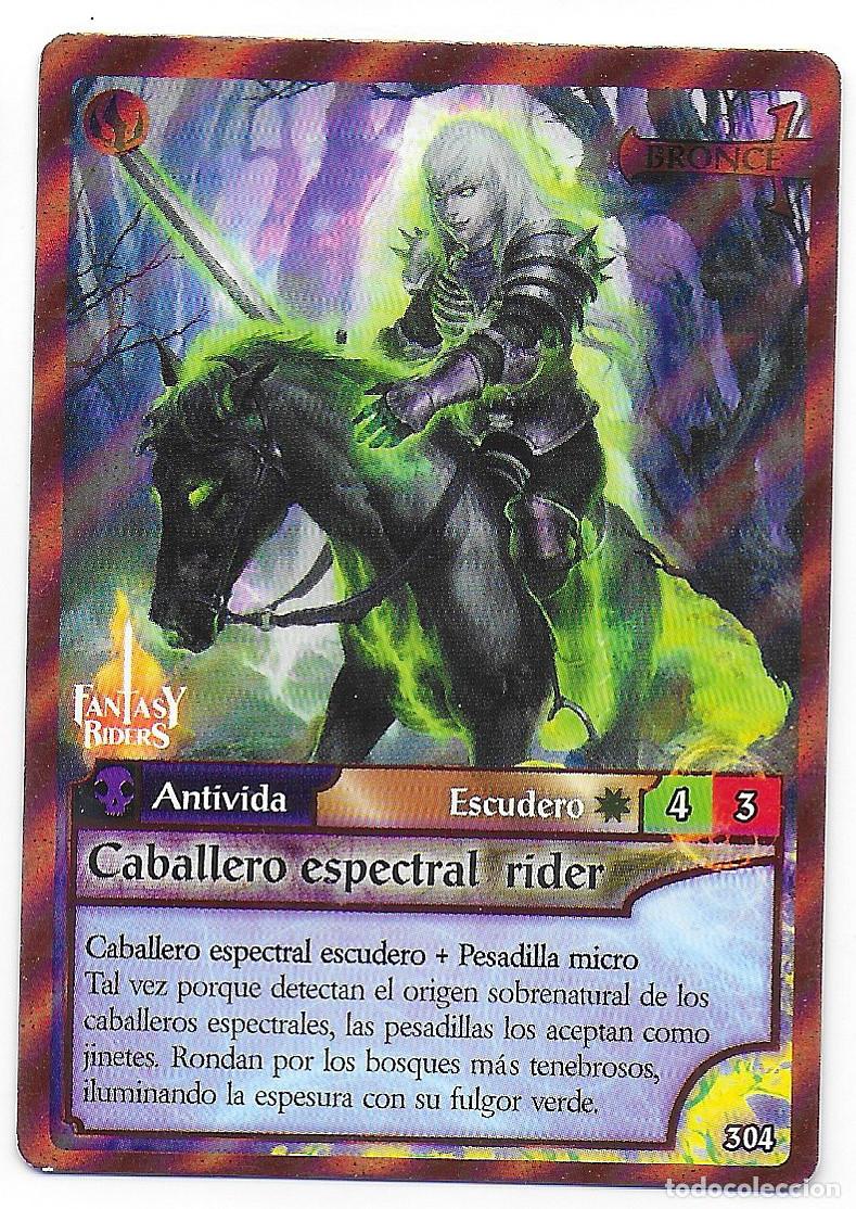 Trading Cards: PANINI - Fantasy Riders 2018 - N&uacute;mero 304 Caballero espectral rider BRONCE