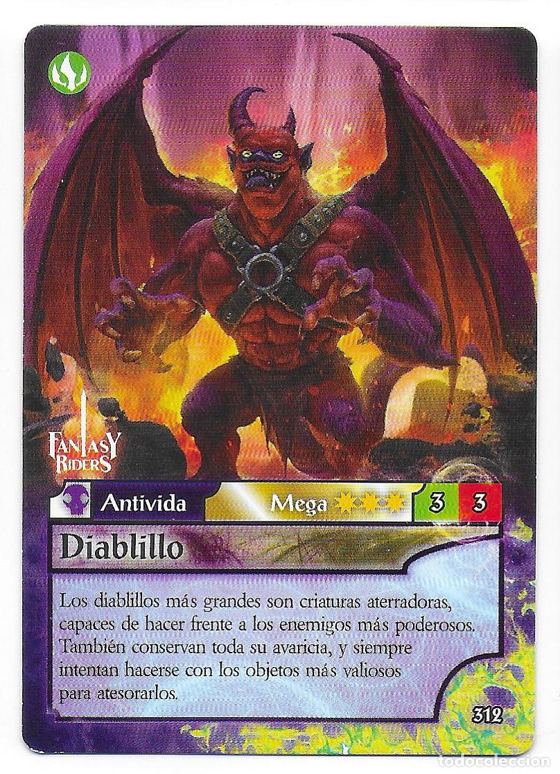 Trading Cards: PANINI - Fantasy Riders 2018 - N&uacute;mero 312 Diablillo