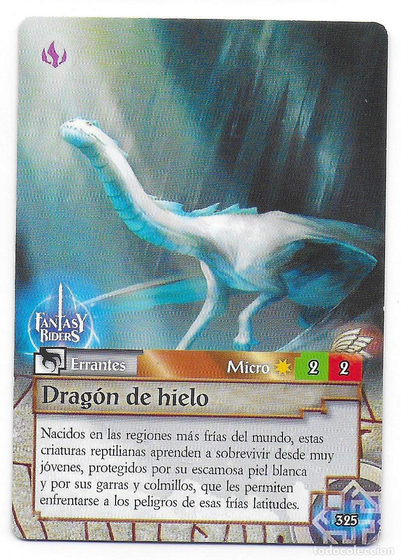 Trading Cards: PANINI - Fantasy Riders 2018 - N&uacute;mero 325 Drag&oacute;n de hielo