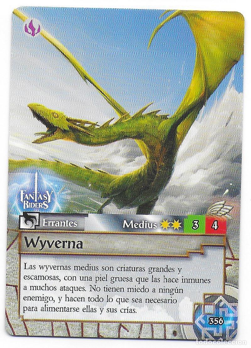 Trading Cards: PANINI - Fantasy Riders 2018 - N&uacute;mero 356 Wyverna