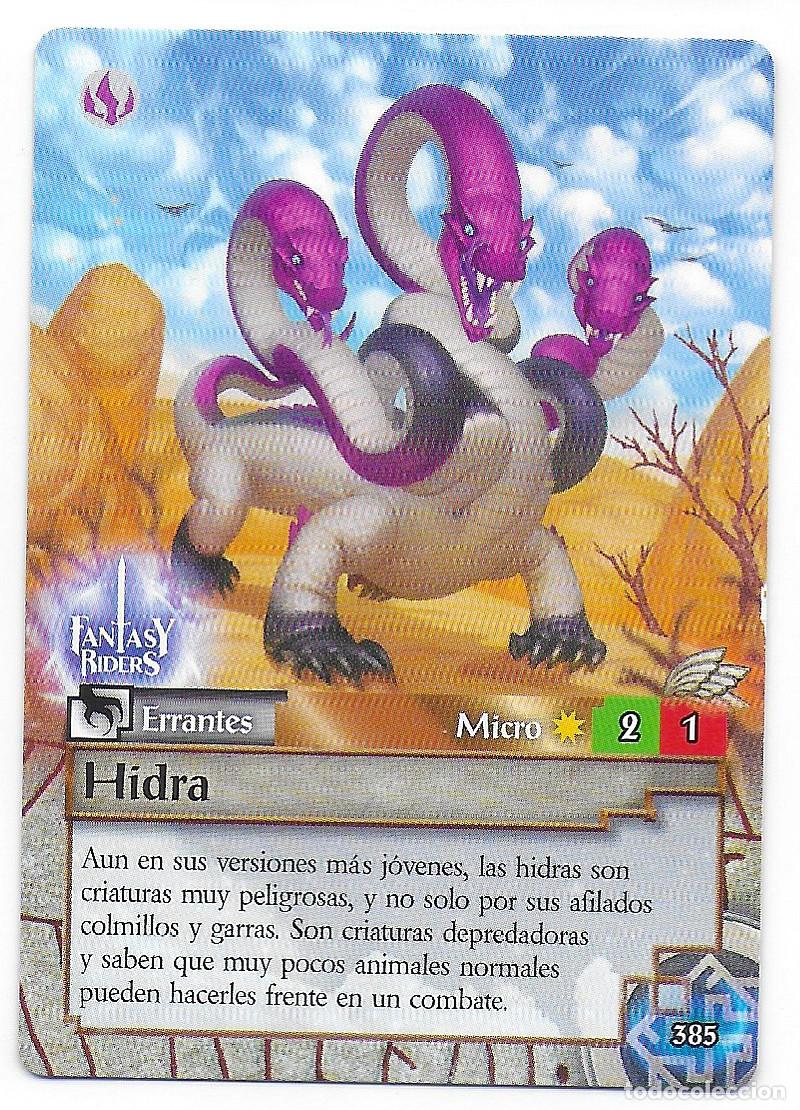 Trading Cards: PANINI - Fantasy Riders 2018 - N&uacute;mero 385 Hidra