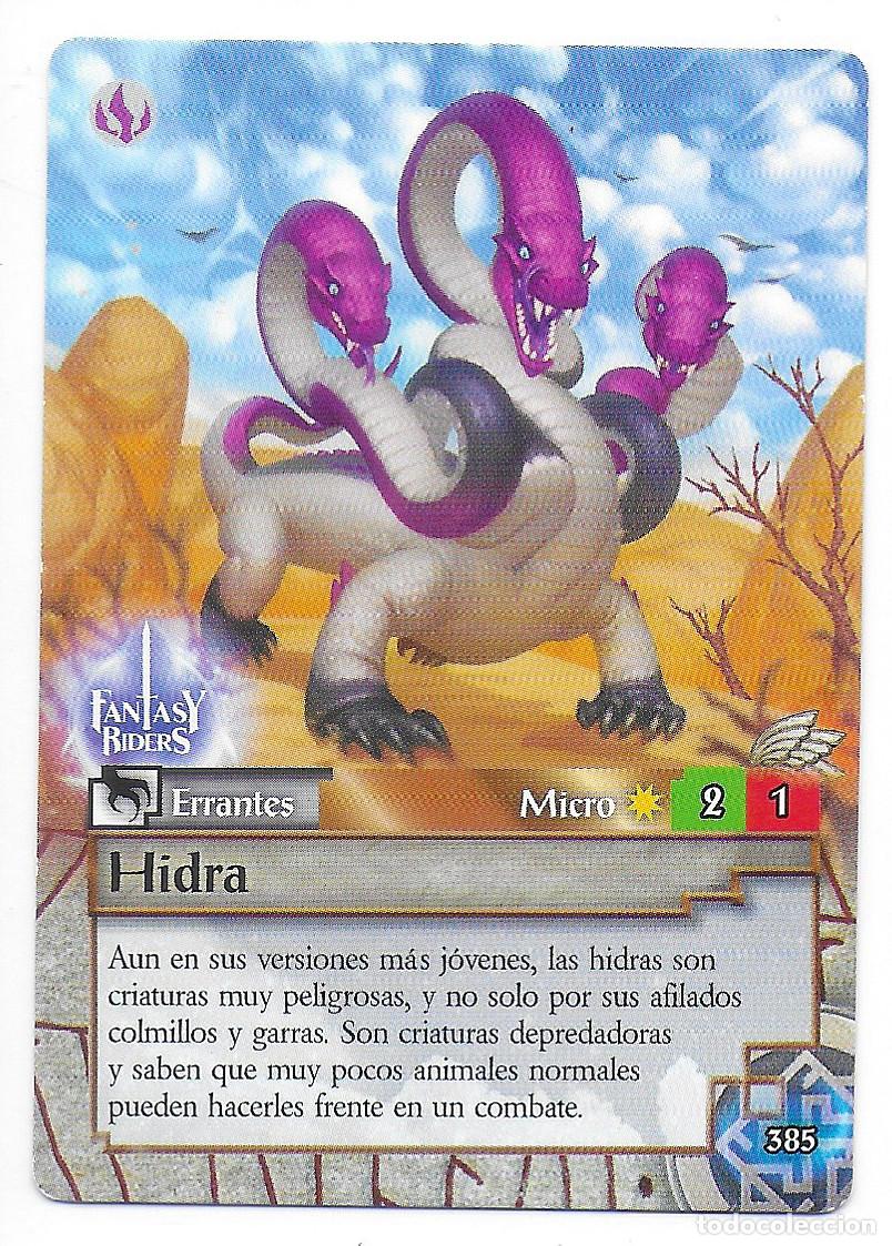Trading Cards: PANINI - Fantasy Riders 2018 - N&uacute;mero 385 Hidra