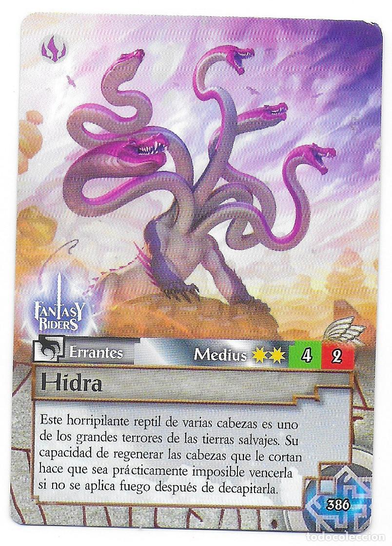 Trading Cards: PANINI - Fantasy Riders 2018 - N&uacute;mero 386 Hidra