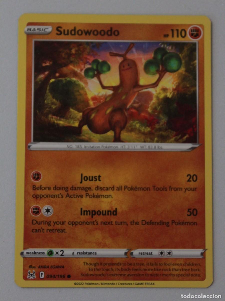 Trading cards: Sudowoodo 094/196 &mdash; Lost Origin - Foto 1