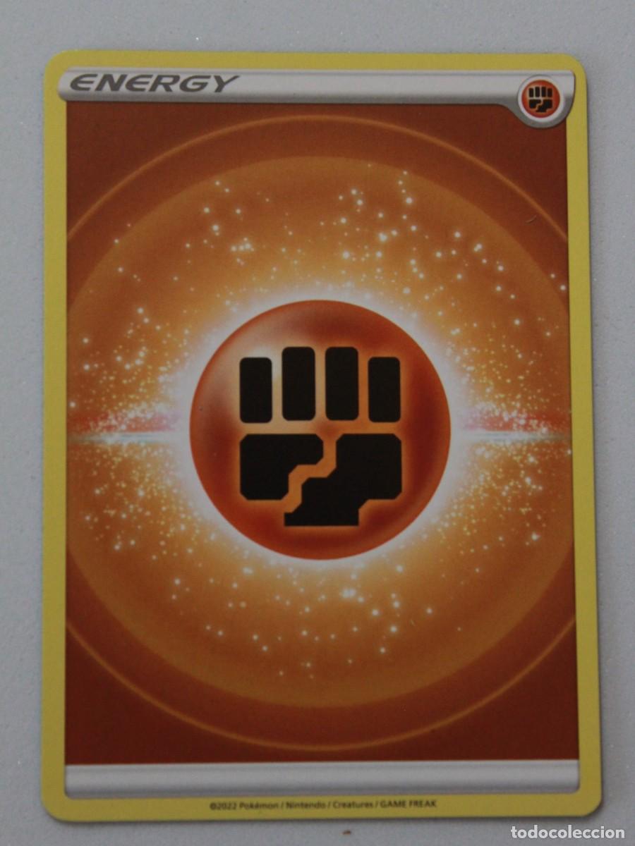 Trading Cards: Carta Pok&eacute;mon Energia Lucha Fighting Energy Pokemon TCG Original Brillante