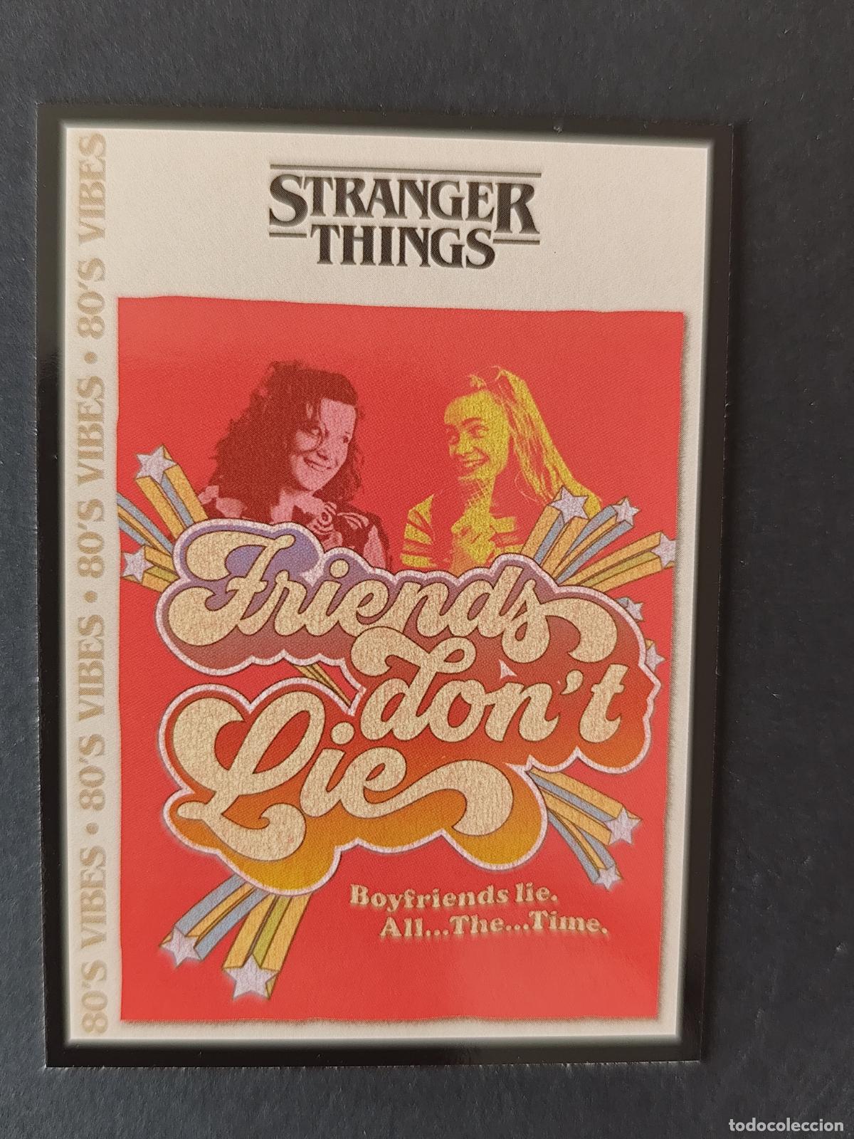 Trading Cards: CARD 180 AMBIENTE DE LOS 80 STRANGER THINGS THIS IS OUR STORY 2026 PANINI