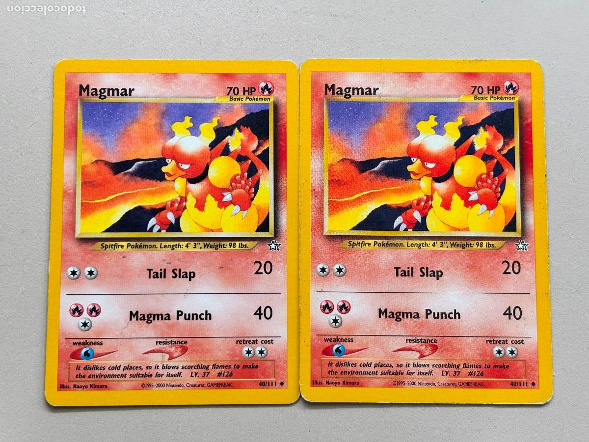Sammelkarten: POKEMON TCG - MAGMAR x 2 ( NEO GENESIS # 40 )