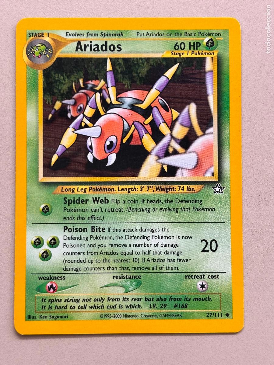 Trading Cards: POKEMON TCG - ARIADOS ( NEO GENESIS # 27 )