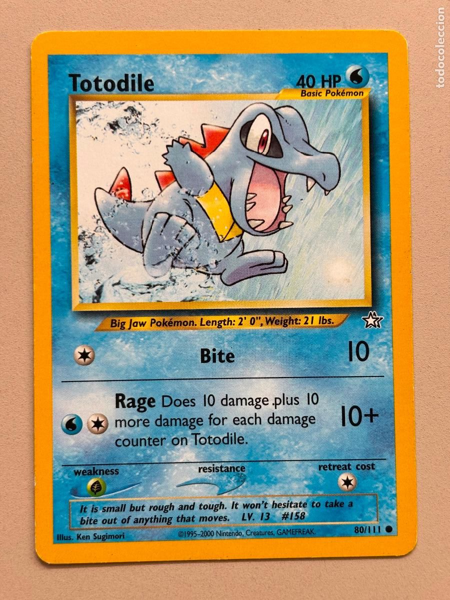 Trading Cards: POKEMON TCG - TOTODILE ( NEO GENESIS # 80 )