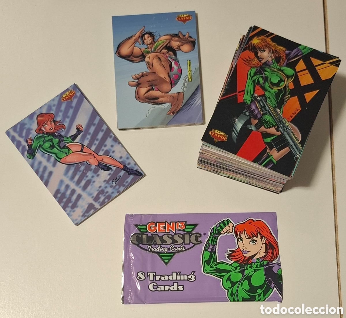 Trading Cards: Gen 13 Classic trading card set incompleto