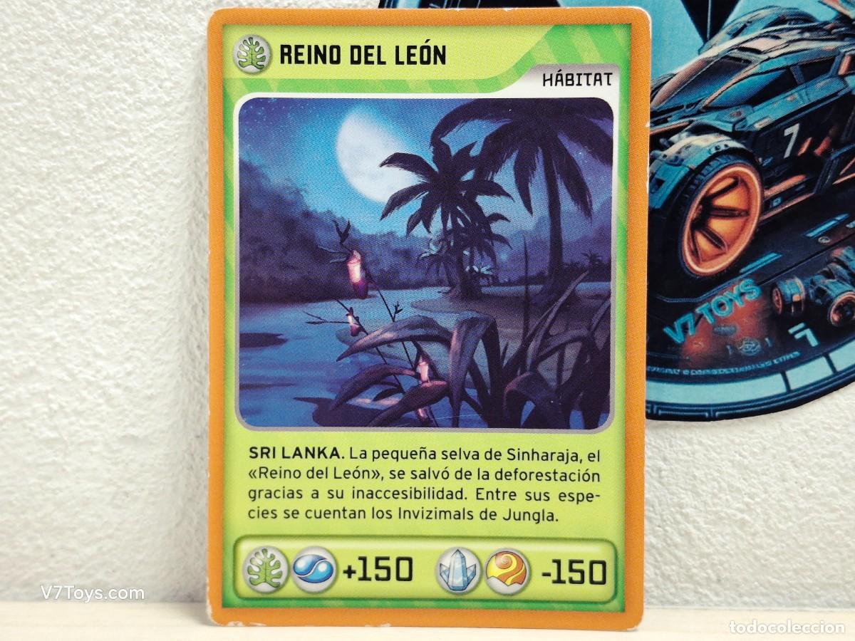 Trading Cards: Carta Reino del Le&oacute;n 388 Invizimals 2014 Panini