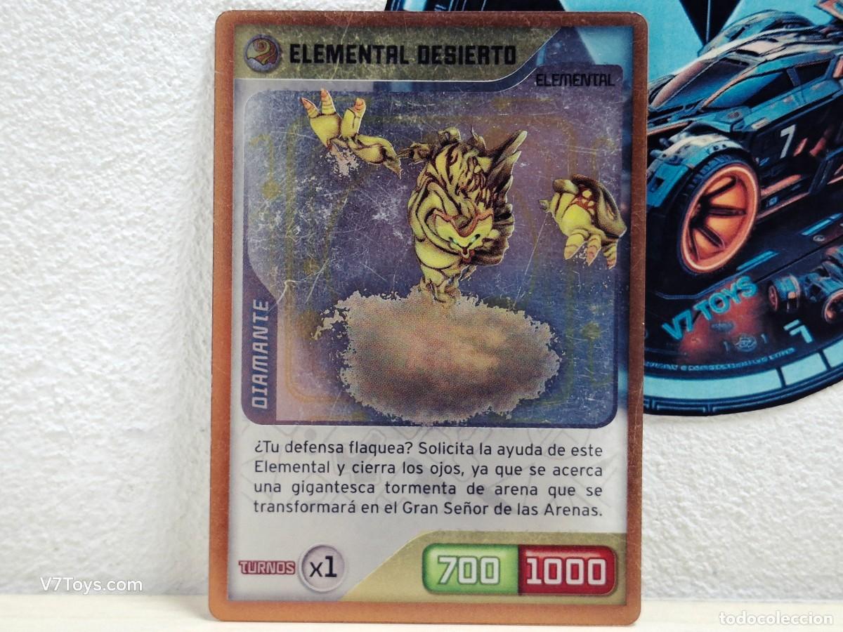 Trading Cards: Carta Elemental Desierto 003 Invizimals 2014 Panini