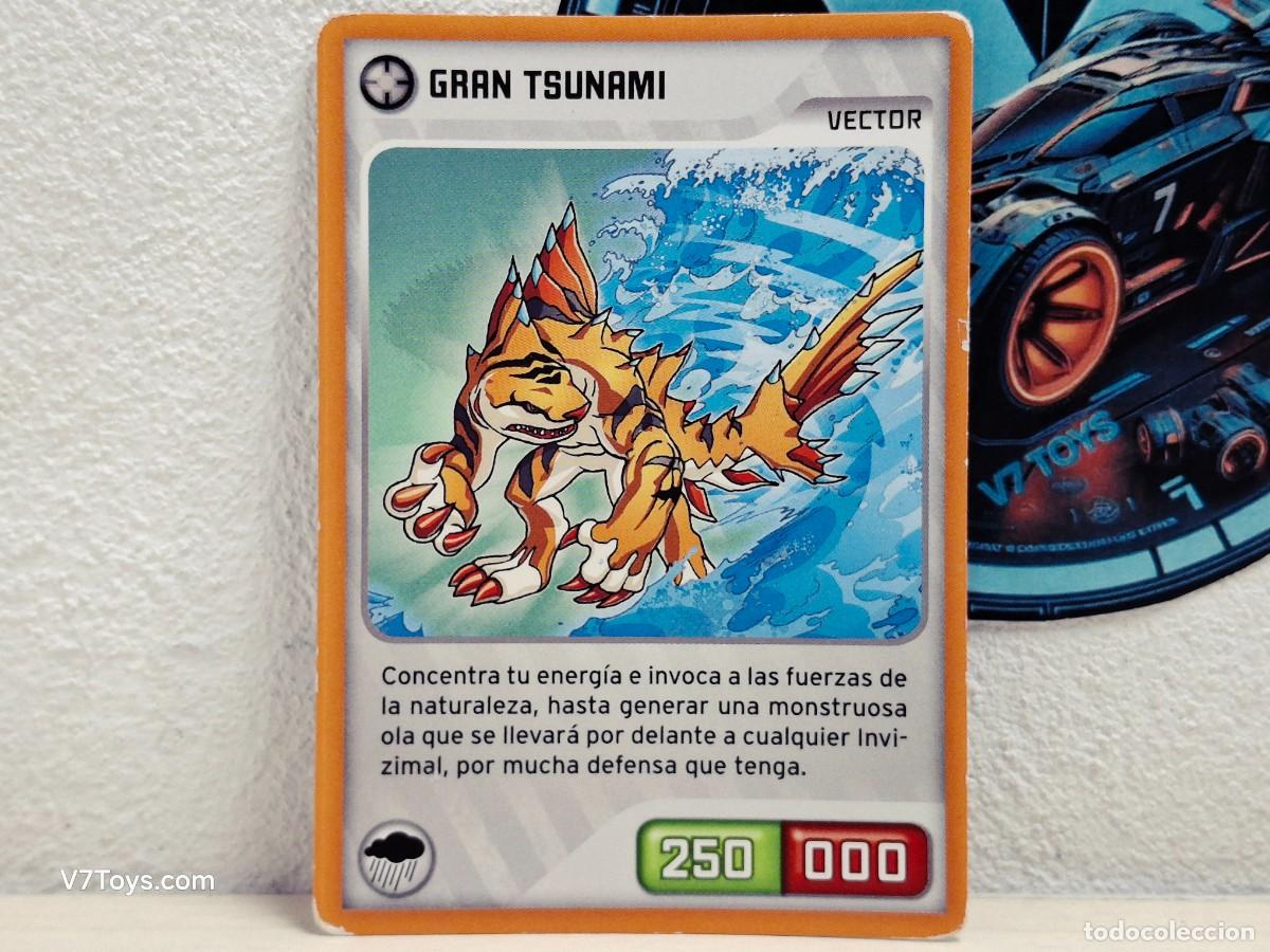 Trading Cards: Carta Gran Tsunami 301 Invizimals 2014 Panini
