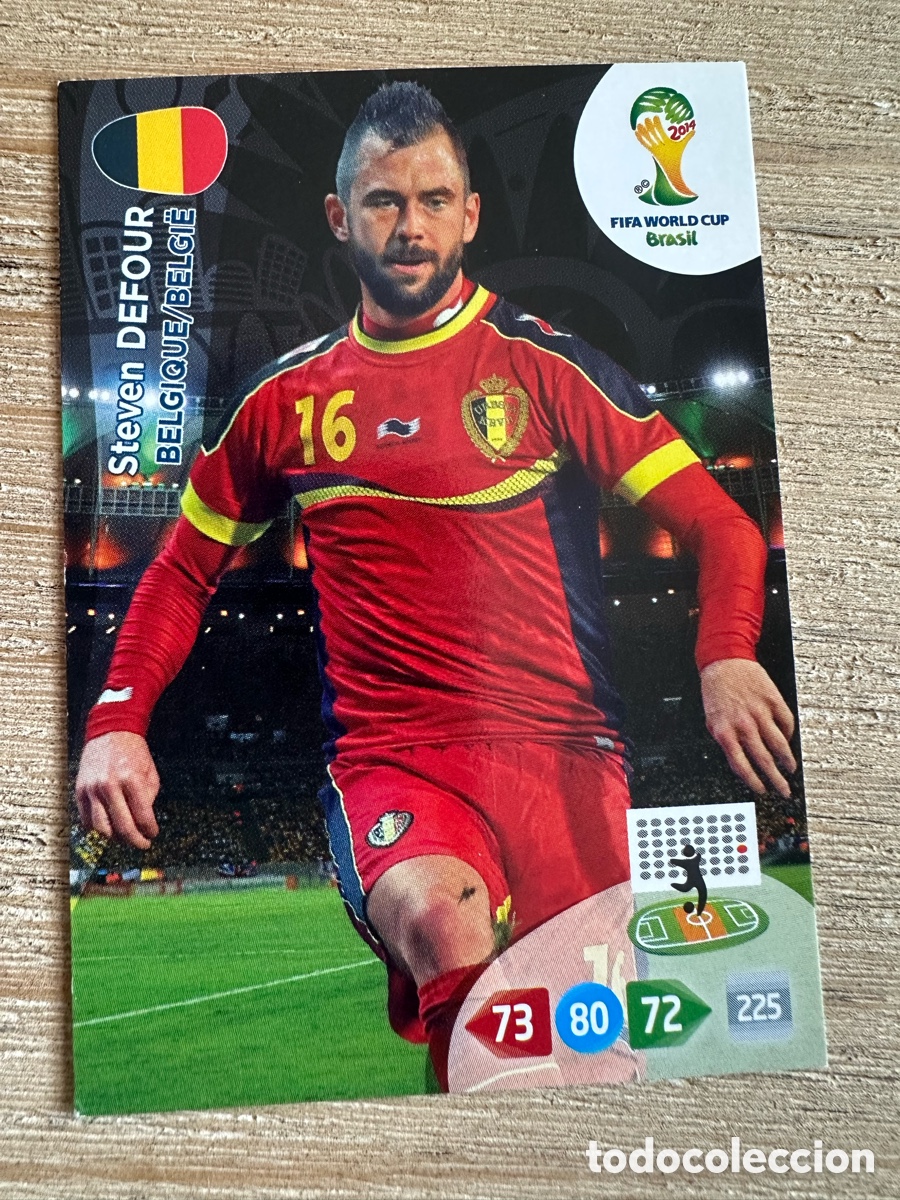 Trading Cards: STEVEN DEFOUR BELGICA ADRENALYN XL FIFA WORLD CUP BRASIL 2014 MUNDIAL 14 PANINI