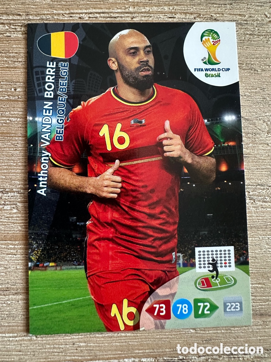 Trading Cards: ANTHONY VANDEN BORRE BELGICA ADRENALYN XL FIFA WORLD CUP BRASIL 2014 MUNDIAL 14 PANINI