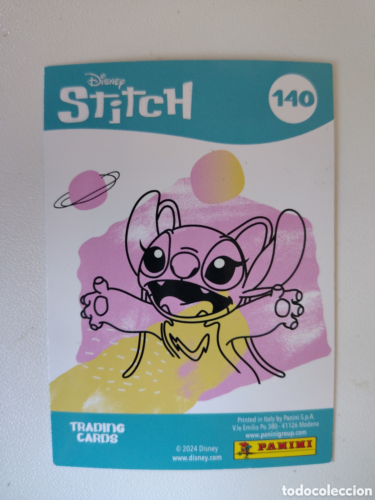 Trading Cards: Stitch 2024 Disney n&deg; 140 Trading Card Panini