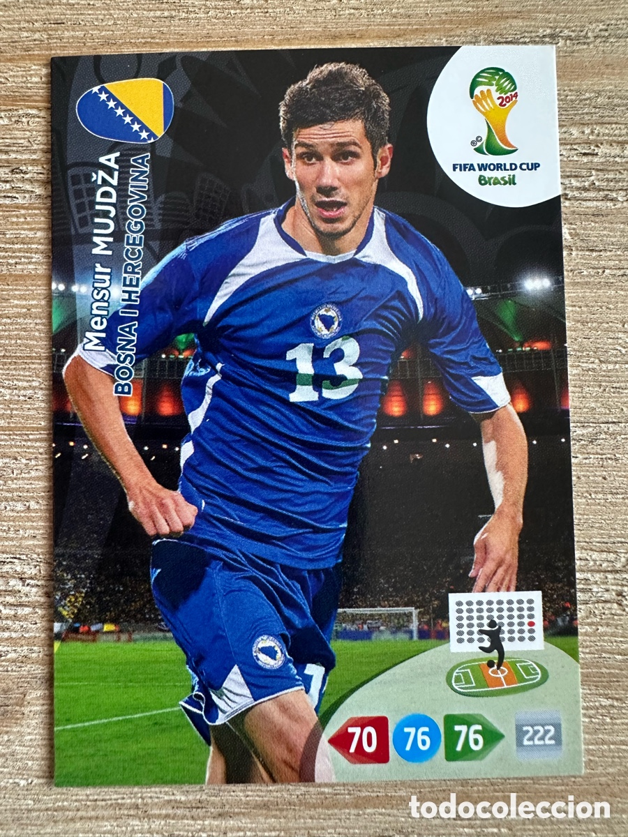 Trading Cards: MENSUR MUJDZA BOSNIA HERZEGOVINA ADRENALYN XL FIFA WORLD CUP BRASIL 2014 MUNDIAL 14 PANINI