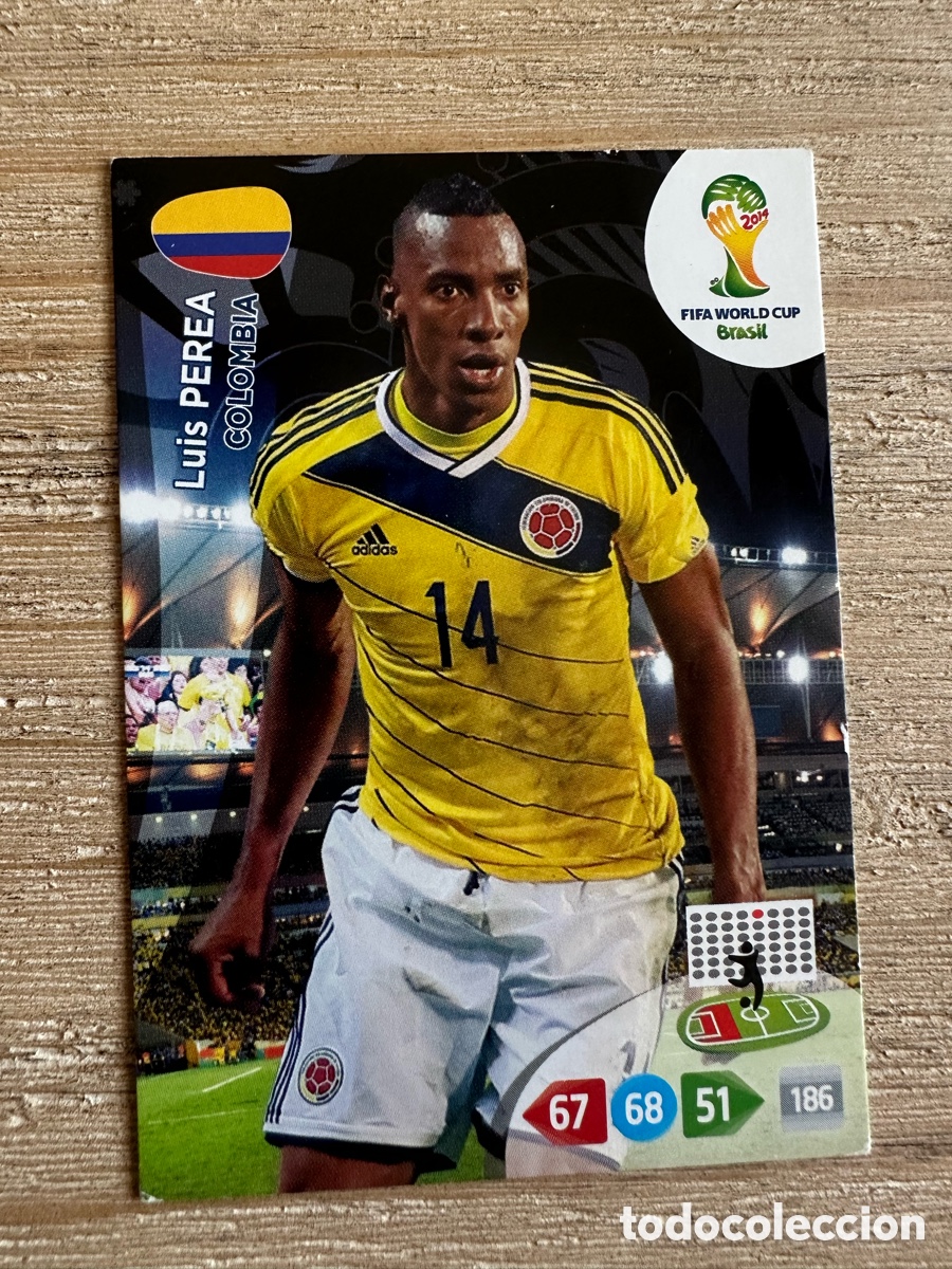 Trading Cards: LUIS PEREA COLOMBIA ADRENALYN XL FIFA WORLD CUP BRASIL 2014 MUNDIAL 14 PANINI