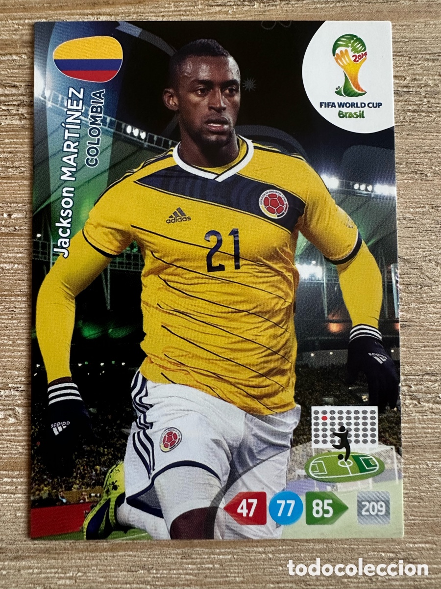 Trading Cards: JACKSON MARTINEZ COLOMBIA ADRENALYN XL FIFA WORLD CUP BRASIL 2014 MUNDIAL 14 PANINI
